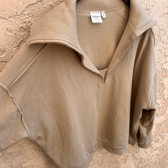 Torrid V-Neck Pullover Sweatshirt Size 2 (2X) - Picture 6 of 7